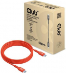 CABLE USB-C TO USB-C 2M/M/M CAC-1573 CLUB3D CAC-1573 | 8719214472306