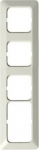 Jussi flush-mounting cover frame 85mm for three devices and one 2-gang socket outlet. 2TKA000015G1 | 6410021661649