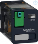Power plug-in relay, Zelio RPM, 2 C/O, 12 V DC, 15A. range of product: Zelio Relay - series name: Power - product or component type: plug-in relay - device short name: RPM - contacts type and composition: 2 C/O - contacts operation: standard - status ...