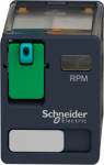 Power plug-in relay, Zelio RPM, 2 C/O, 12 V DC, 15A. range of product: Zelio Relay - series name: Power - product or component type: plug-in relay - device short name: RPM - contacts type and composition: 2 C/O - contacts operation: standard - status ...