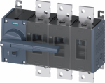 Switch disconnector 1600 A, Size 5, 3-pole Front operating mechanism left Complete unit with direct operating mechanism gray flat terminal 3KD5432-0RE10-0 | 4001869473444