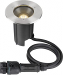 DASAR&reg; M, recessed floor light, round cover, 24&deg;, 3000K, incl. DALI driver, stainless steel 1007810 | 4024163289283