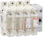 TeSys GS, switch-disconnector-fuse, 4 P, 160A, DIN 0. range: TeSys - device short name: GS2L - product or component type: switch-disconnector-fuse - protected poles description: 4t - contacts type and composition: 4 NO - [Ie] rated operational curren ...