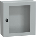 Spacial S3D tspt door w/o mount.plate. H500xW500xD200 IP66 IK08 RAL7035.. range of product: Spacial S3D - device application: multi-purpose - product or component type: compact enclosure - enclosure nominal height: 500 mm - enclosure nominal width: 5 ...