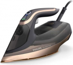 Philips | Azur DST8041/80 | Steam Iron | 3000 W | Water tank capacity 350 ml | Continuous steam 80 g/min | Steam boost performance 260 g/min | Black/Gold DST8041/80 | 8720389004698