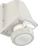 CEE-wall mounted socket 3x16A (3P) 12h 42VAC 50/60Hz IP66/IP67 TWIST, white 1832-12V | 9003399684098