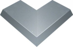 blind lid f external corner 800 mm 90&deg; f AK dry care, width=350mm, height=70mm AKBA3500701 | 4012002242933