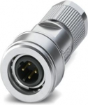 Data connector SACC-PO12MSD-4CT-CM SH PN, M12, 4P, PROFINET CAT5, D-coded, Push-pull, shielded, straight 1021830 | 4055626514697