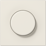Centre plate with knob for dimmer, beige, LS KNX LS1940 | 4011377113800