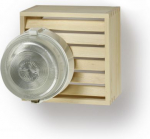 Sauna luminaire with pine grill 1x40/60W A60/E27 IP44, ta125&deg;C AVH11.2 | 6410041171449