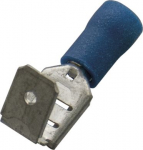 Socket sleeve, fully insulated, 1,5-2,5/6,3x0,8, blue, 100pcs. 263412 | 4011923100315