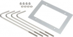 The concrete anchor set for LOGS 40 and 70 floor stands is used to easily fasten the luminaires to concrete bases, which are not yet cured. 232119 | 4024163167178