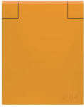 Color: Orange.   16 A ; 250 V~.   Support for waterproof socket IP54 IK08.   For panels.   Child protection.   Lid with 180&ordm; opening angle.   UNE 20315 /IEC 60884-1. 2CLA328800A9001 | 8427238197258