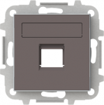 Color: Taupe Cover plate for data outlets code: 2017.2, 2017.3, 2018, 2018.5, 2018.6 & 2018.8   Included:   - Mounting grid without claws   - Shutters   - Labeling area 2CLA851810A6301 | 8427238236124