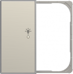 SRL-2-R-85AI - Cover plate - free@home / KNX 2-gang sensors - Switch - Right - Stainless Steel 2CLA852648A1401 | 8427238145150