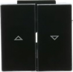 Color: Black Glass   Rocker for blind switch/push-button code: 8144 & 8144.1 2CLA854400A2501 | 8427238136073