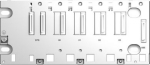 Backplane, Modicon X80 automation platform, 4 slots, panel, plate or DIN rail mounting BMXXBP0400 | 3595863908862
