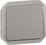 PLEXO PUSH BUTTON NO CONTACT - GREY - MECHANISM 069540L | 3414971878587