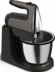 TEFAL | Hand Mixer | Powermix Silence HT654E38 | Hand Mixer | 600 W | Number of speeds 5 | Turbo mode | Dark grey HT654E38 | 3016667245750