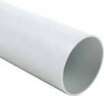 Rigid wiring pipe, halogen free, PPO, diameter 40 mm, 22521, mechanical resistance 320N/5cm, light grey, 3 m 1540HF_KA | 8595057631892