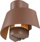 PHOTONI, wall-mounted light, conical, 1x max. 13W, E27, rust 1007581 | 4024163281003