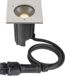 DASAR&reg; M, recessed floor light, square cover, 24&deg;, 3000K, incl. DALI driver, stainless steel 1007811 | 4024163289276