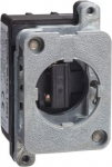 Single isolating block XACS, for power circuit, vertical fixing centres-30mm. range of product: Harmony XAC - product or component type: isolating block - component name: XACS - electrical circuit type: power circuit - contact block application: emer ...