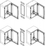 Additional aesthetic trim kit for coupling versPLA or PLAZ without canopy D420mm NSYSUPLA4G | 3606480777332