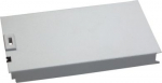 Plain metallic front plate, 28 modules, RAL 7035, H150xW600mm NSYCTL600DLM | 3606480162725