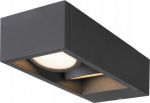 Outdoor wall light ESKINA FRAM WL, LED, CCT switch, 3000/4000K, 27W, IP65, anthracite 1004748 | 4024163248983