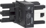 H-distributor 1xplug 2xbuchs 3 pole Wago G4773 | 4012740865722