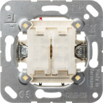 2-gang 1-way push switch insert 2х1P, 10A 250V 505TU | 4011377296909
