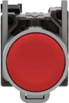 Red flush complete pushbutton &Oslash;22 spring return 1NC unmarked. range of product: Harmony XB4 - device short name: XB4 - fixing collar material: zamak - mounting diameter: 22 mm - contacts type and composition: 1 NC - contacts operation: slow-break - c ...