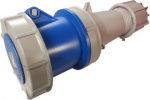 CEE connector 3x63A (2P+E) 6h IP67 TWIST blue 233-6 | 9003399042546