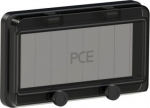 Fuse window (hinged) 8 modules IP66 / IP67 black 900608-p | 5907711199854