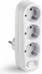 Extension with switch 3 sockets 16A IP20, white FM1343 | 8429760824022