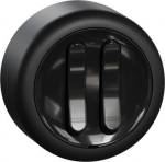 2 gang surface mounted switch, black Renova WDE015916 | 3606489504670