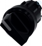 Illuminable selector switch, 22 mm, round, plastic, black, Selector switch short, 2 switch positions O-I, latching, actuating angle 90�, 10:30h/13:30h 3SU1002-2BF10-0AA0 | 4047621016528