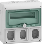 Mureva Consumer unit 12 mod. IP65 340x335x160mm 3 open. 13180 | 3303430131809