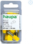 Twin end sleeves, 6/14, yellow, 10 pieces 270797/10 | 4011923582104