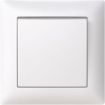 1061UJM-916, Multi pack, switch with cover, screwless terminals and rocker with clip-on fastening, white, Saga 2TKA00005201 | 6438199012117