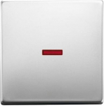 As cover for flush-mounted 1gang 1way, 1gang 2way switch, intermediate switch, push-button and control switch 1gang 2way. Material stainless steel. Anti fingerprint. 2CKA001751A2957 | 4011395086063