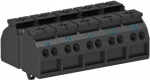 Kontaktspaiļu bloks bez skrūvēm, ar automātiskas fiksācijas pamatni, 5 polu, vadiem ar &scaron;ķērsgriezuma laukumu 0,5 - 4 mm&sup2;. 6108043 | 4012195626633