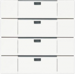 WaveLine Wall sensor 4-gang Wireless studio white - Platform 63 2CKA006730A0056 | 4011395149980