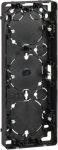 Mounting box, Exxact, surface mount, 3-gangs, high (35mm), IP21, anthracite WDE003363 | 3606480209871