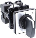 Cam switch, Harmony K, multifixing, plastic, 1 pole, 2 positions, 45&deg;, 20A, 45x45mm, metallic legen K2A001ALH | 3389110979497