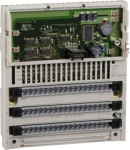 Discrete output module Modicon Momentum, 16 O solid state. range of product: Modicon Momentum automation platform - product or component type: discrete output base DC - group of channels: 2 groups of 8 outputs - discrete output type: solid state swit ...