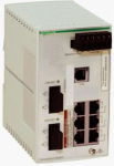 network switch, Modicon Networking, basic managed, 6 ports for copper, 2 ports for fiber optic, mult TCSESB083F2CU0 | 3595864115436