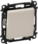 Changeover push-button Valena Life - 6 A - 250 V - with cover plate - ivory 752211 | 3414970464132