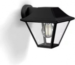 Outdoor wall luminaire Alpenglow 1x60W E27 IP44 Black 915005382101 | 8718696158159